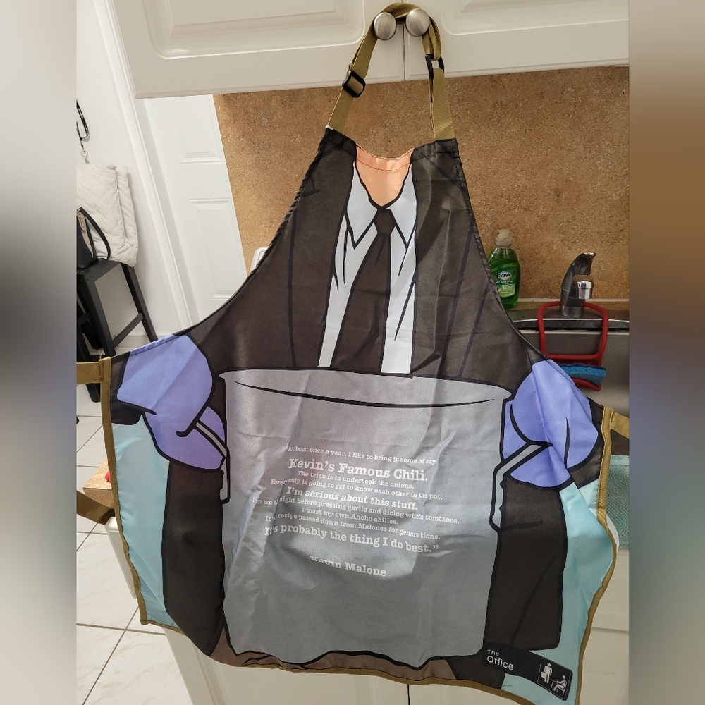 Apron Kevin The Office chili scene by Culturefly NWOT